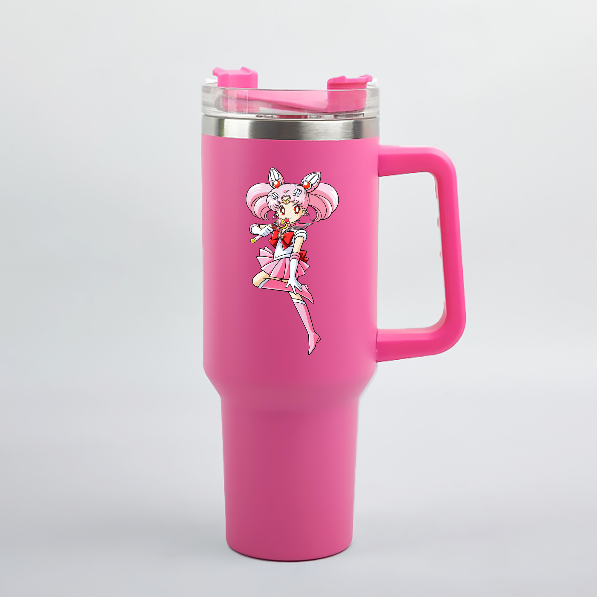 （画像用） 美少女戦士セーラームーン ちびうさ Sailor Moon Chibiusa Tsukino Usagi Small Lady Serenity 1200mL車用タンブラー（カラープリント）
